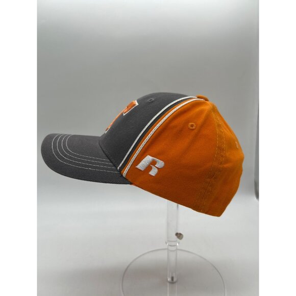 Tennessee Volunteers Youth Hat Russell Snapback Embroidered "T" Logo Gray/Orange - Picture 2 of 8